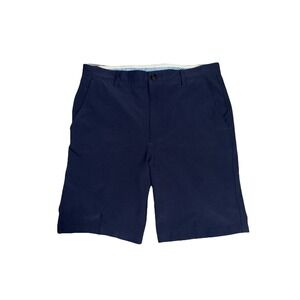 FOOTJOY Tech Golf Shorts Mens W34 Navy Blue Performance Spandex Stretch Chino